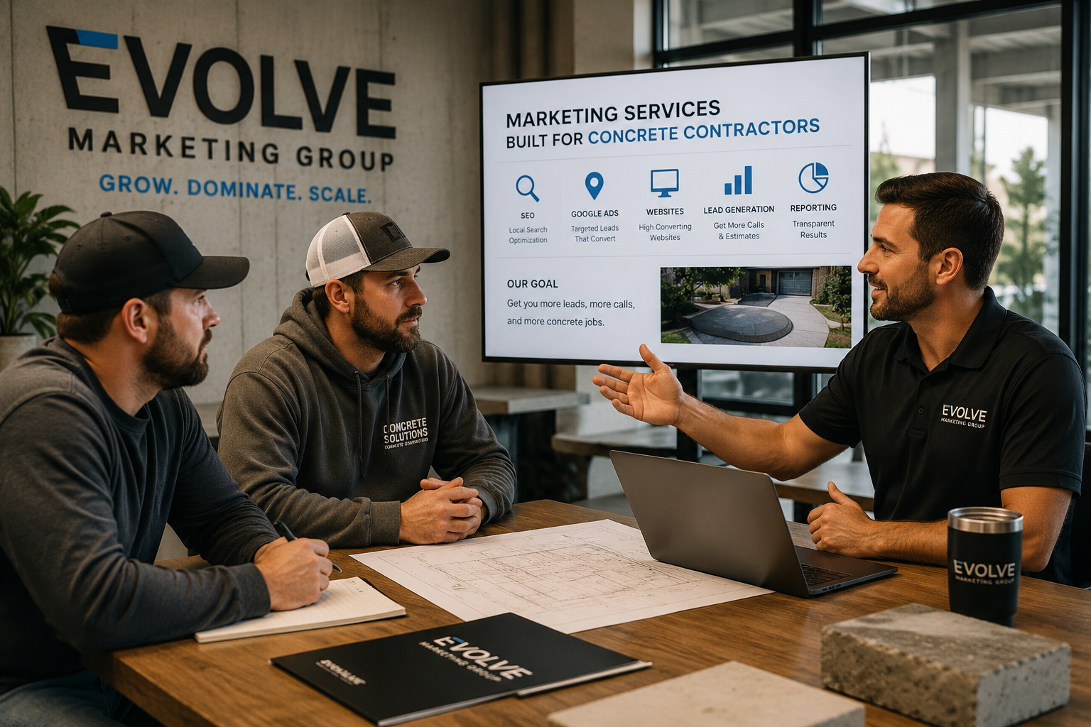 Concrete Contractors Marketing Meeting